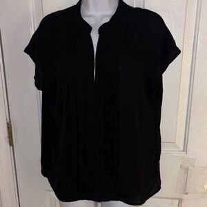 Semi sheer black blouse